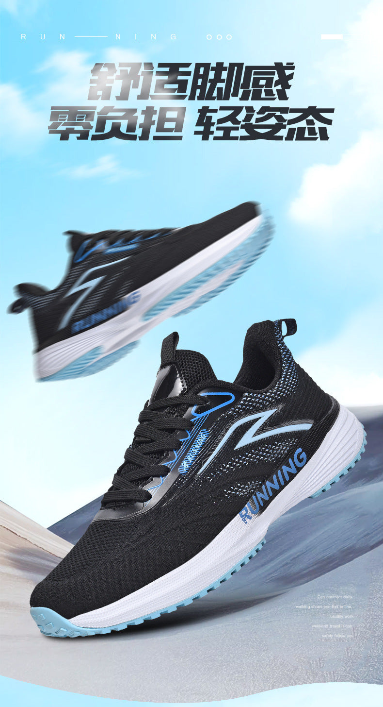 New Jogging Carbon Plate Running Shoes Men Women Couples Breathable Lightweight Marathon Training Outdoor Casual Sports Shoes