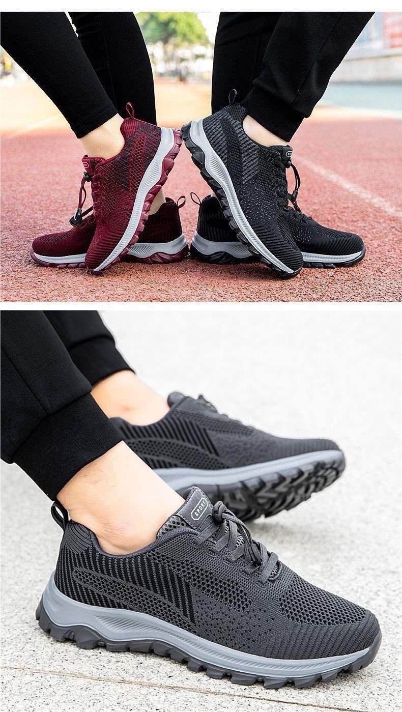 New Large Size Men's Shoes Non-Slip Wear-Resistant Casual Walking Shoes Men's Sports Shoes Dad Shoes Soft Sole Men's Shoes