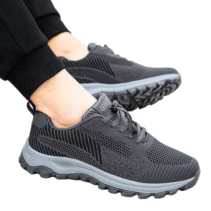 New Large Size Men's Shoes Non-Slip Wear-Resistant Casual Walking Shoes Men's Sports Shoes Dad Shoes Soft Sole Men's Shoes