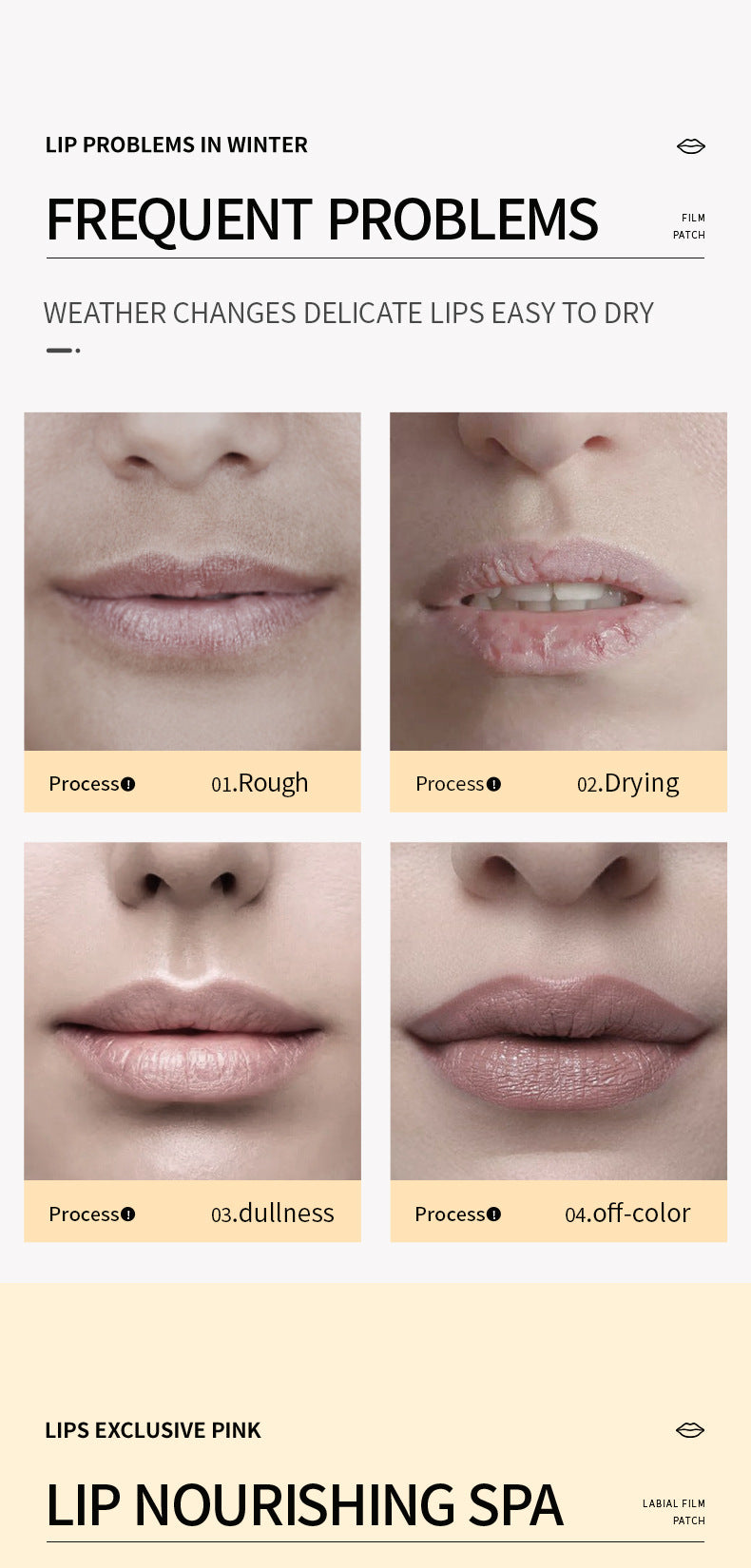 Orange Moisturizing Lip Mask SADOER Moisturizing lips anti-chapped lip mask cross-border foreign trade wholesale