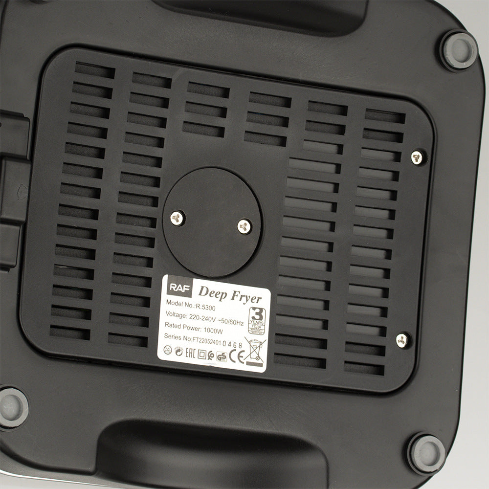 RAF Deep frying pan Household Electric Fryer Electric Fryer Commercial Fried Dough Sticks French Fries Machine Fried Chicken Deep Fryer 2.5L