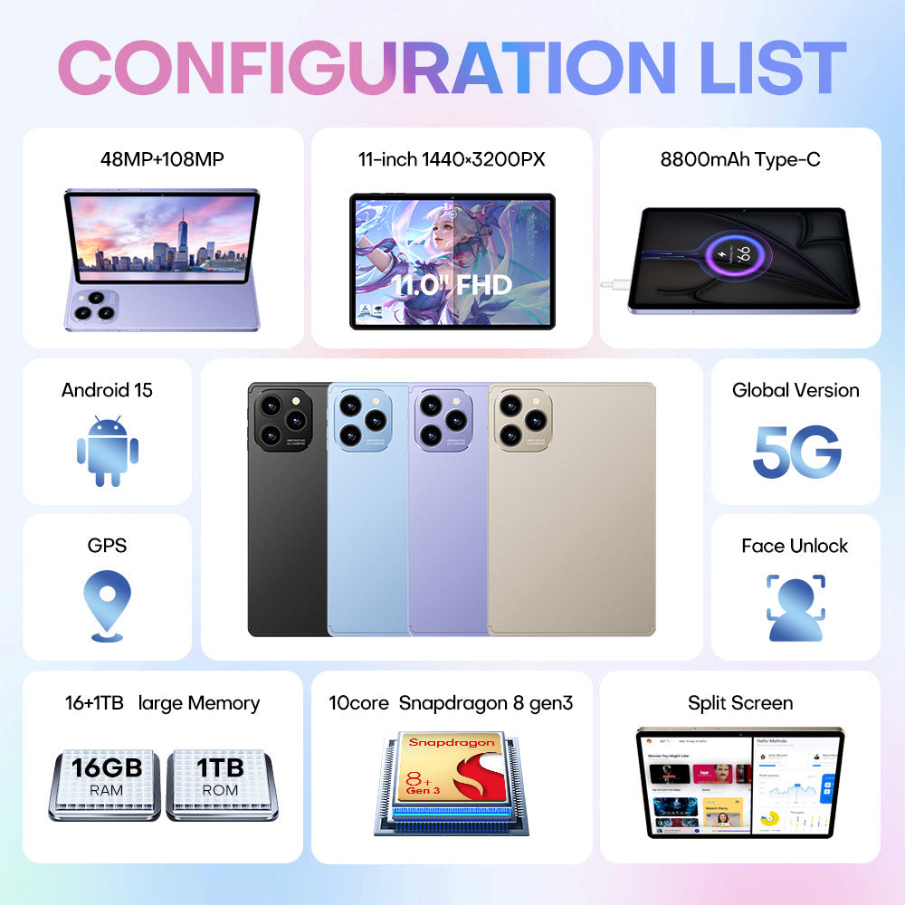 Exclusively available worldwide16+1T Smart Tablet PC Pad 8 Pro Source Manufacturer（Popular）