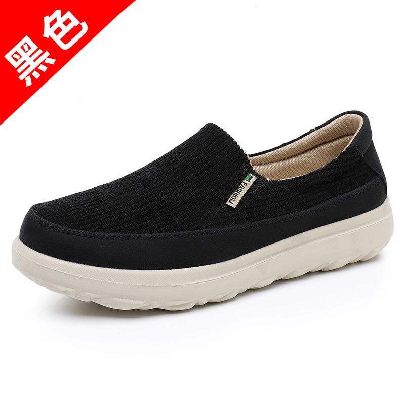Old North Cloth Shoes Spring and Autumn Canvas Shoes Soft Sole Women's Casual Shoes for Mothers Middle-aged and Elderly Non-slip Breathable Slip-on Shoes
