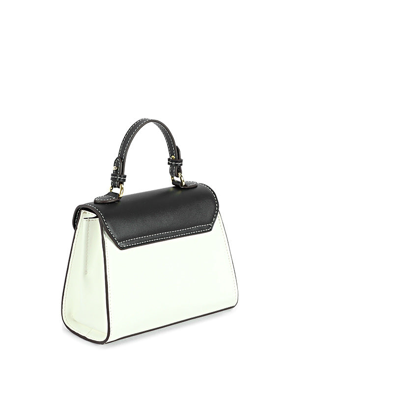 2024New Kelly Bag Yao Chen Same Style Single Shoulder Crossbody Handbag Small Square Bag European and American Fashion Casual Women's Bag