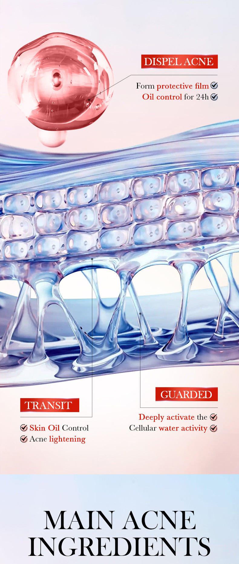 Skin Rejuvenation and Brightening Serum SADOER Moisturizing and Hydrating Essence Gel Cross-Border Wholesale