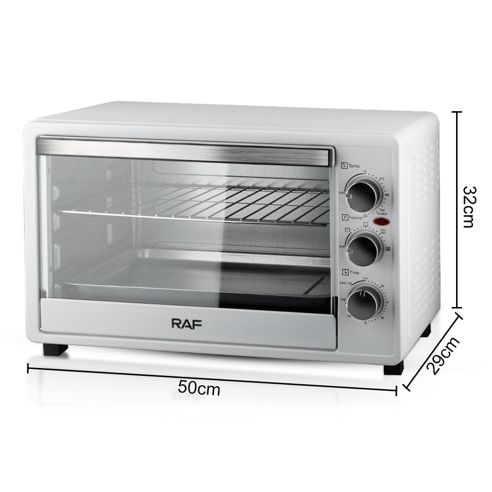 RAF Electric Oven EU Standard Multi-Functional Household Large Capacity Fully Automatic Intelligent Oven Fryer Visual Baking40L