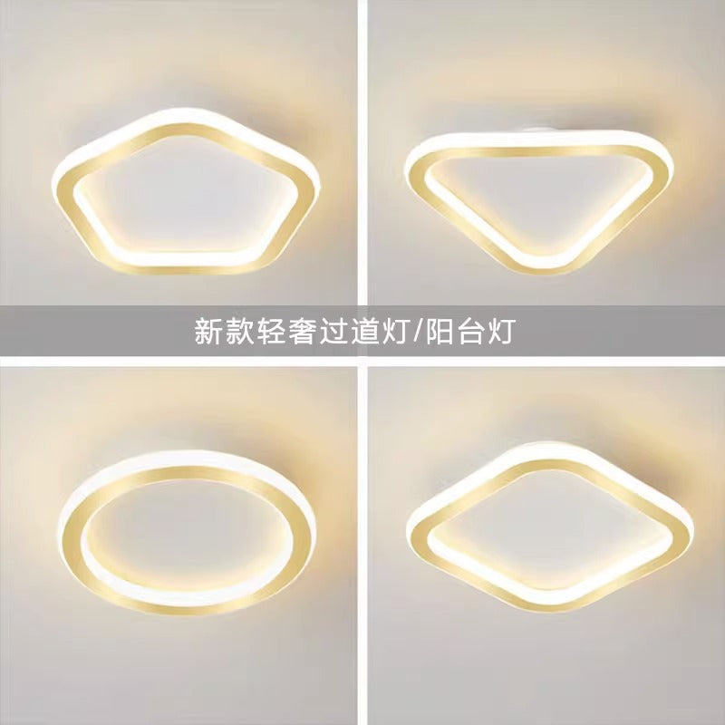 Nordic Corridor Entrance Hallway Light Simple Modern Creative Cloakroom Light led Balcony Small Ceiling Light Fixture