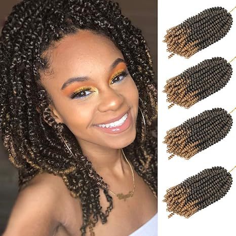 European and American Style Wig Small Spring Curl Change Hairstyle Wig spring  twist Foreign Trade Synthetic Fiber Crochet Wig