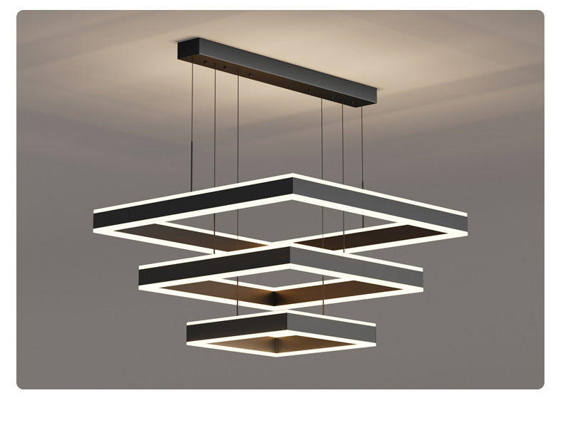 Chandelier for Living Room with High-End Feel, Main Light for Hall, Modern Minimalist Bedroom Light, Dining Room Light, Creative and Unique Design led Bar Counter Lamp