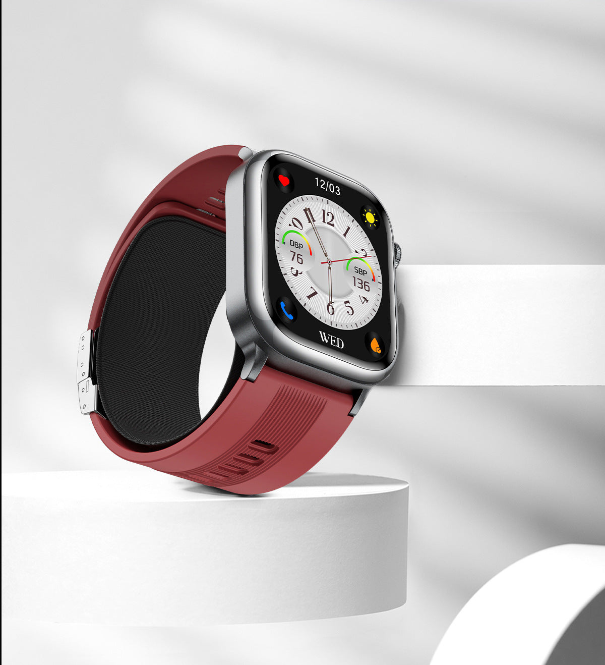 tk66Smart watch with precise air pump for blood pressure and ECG measurement amoled High-end Gift Smart Watch