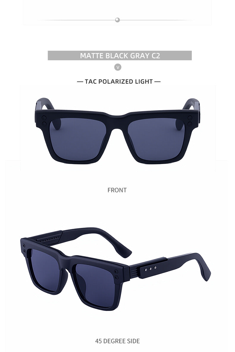 Men's Square Frame Polarized Sunglasses2025European and American retro high-end sun protection sunglasses for driving