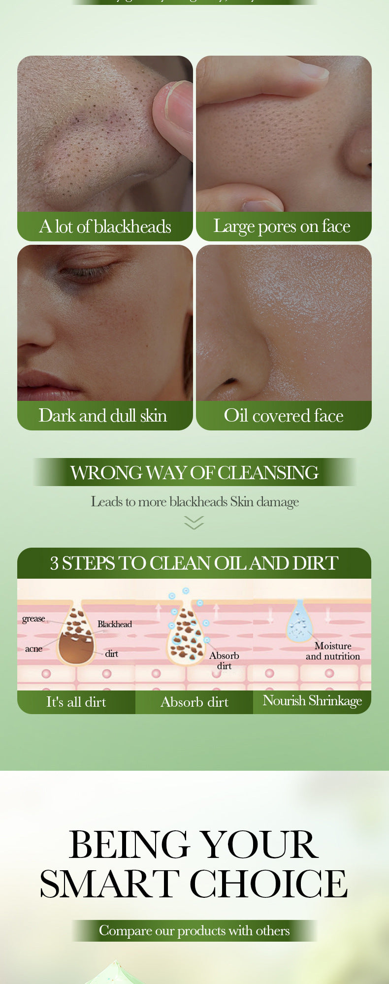 Fruit and Vegetable Cleansing Mask SADOER Deep Cleansing Facial Mud Mask  Wholesale