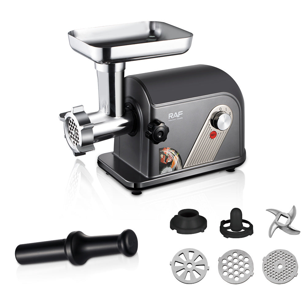 RAF European Standard 220v Household Small Meat Grinder 6-in-1 Blender R.3361 ABS+Electroplating