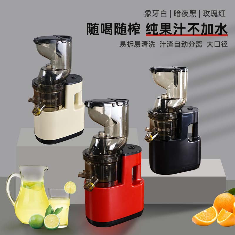 Juicer Household Pulp and Juice Separator Multifunctional Commercial Large Caliber Fruit and Vegetable Juicer