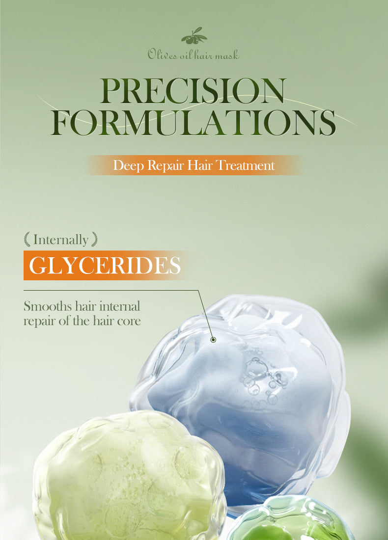 Olive Oil Hair Mask SADOER Repair Smooth Nourishing Hair Conditioner Cross-Border Wholesale