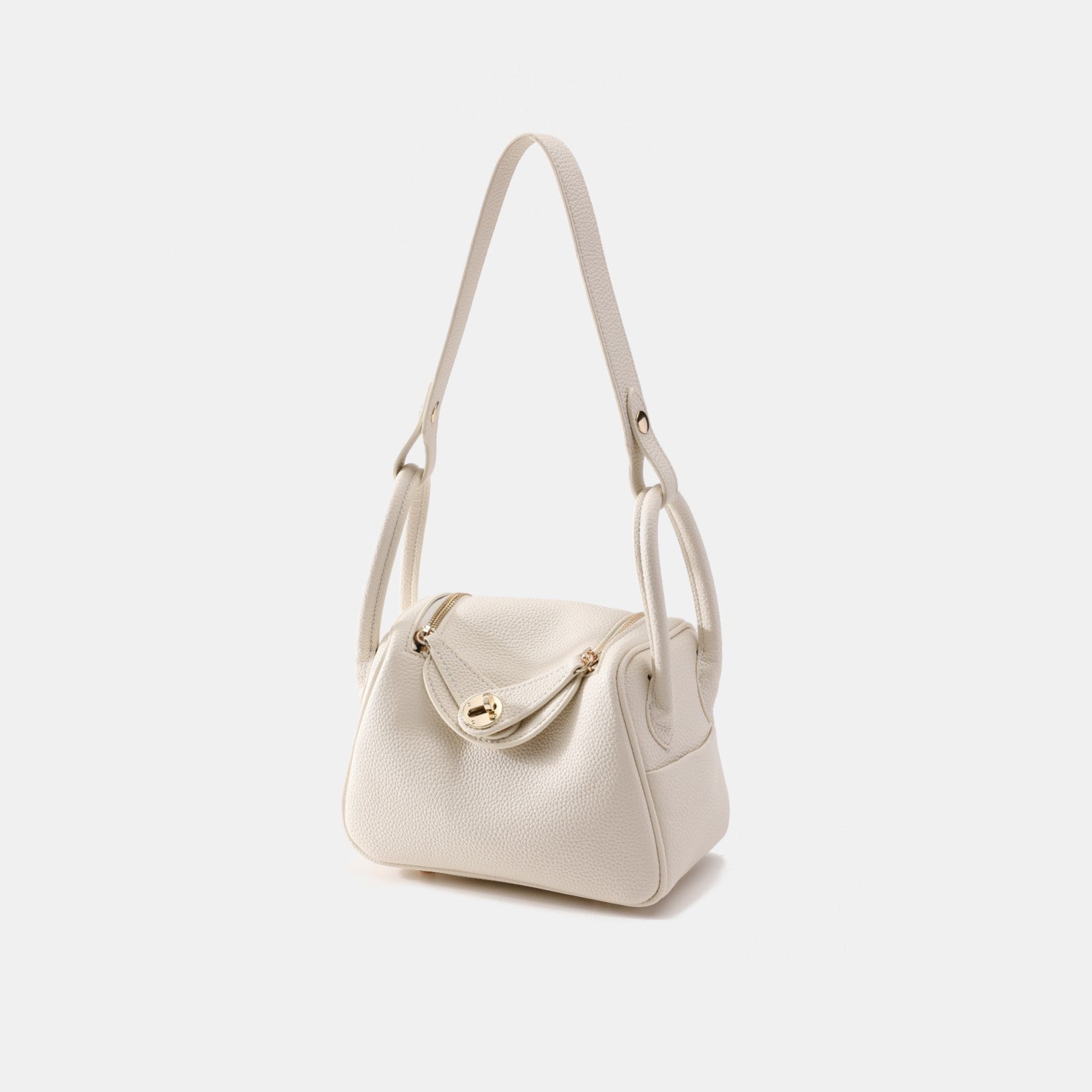 High-End Bag Doctor Bag Lindy Bag Lychee Pattern Women's Handbag Single Shoulder Crossbody Bag Pillow Bag Women's Bag