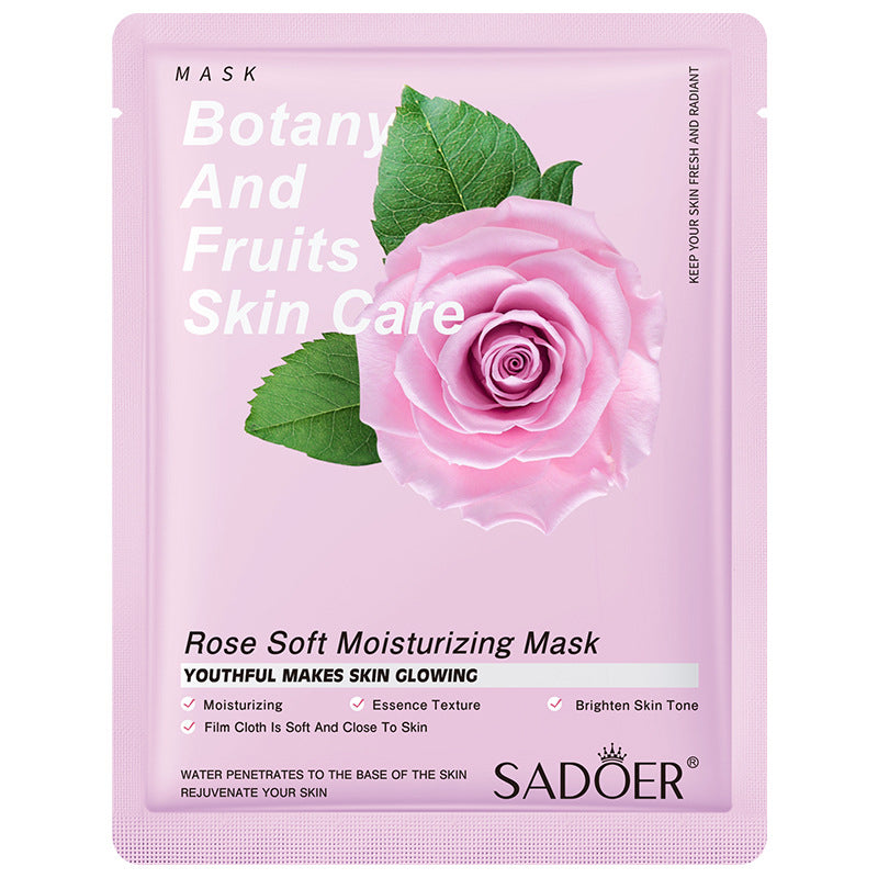 Fruit Mask SADOER Avocado Rose Hydrating Moisturizing Tablets Cross-border Foreign Trade Skincare Wholesale