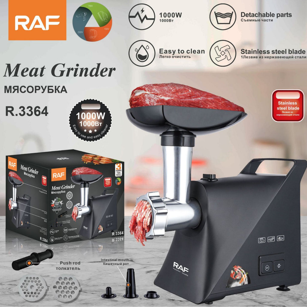 RAF European Standard 220v Household Small Meat Grinder2300Gram1000w Mixer R.3364