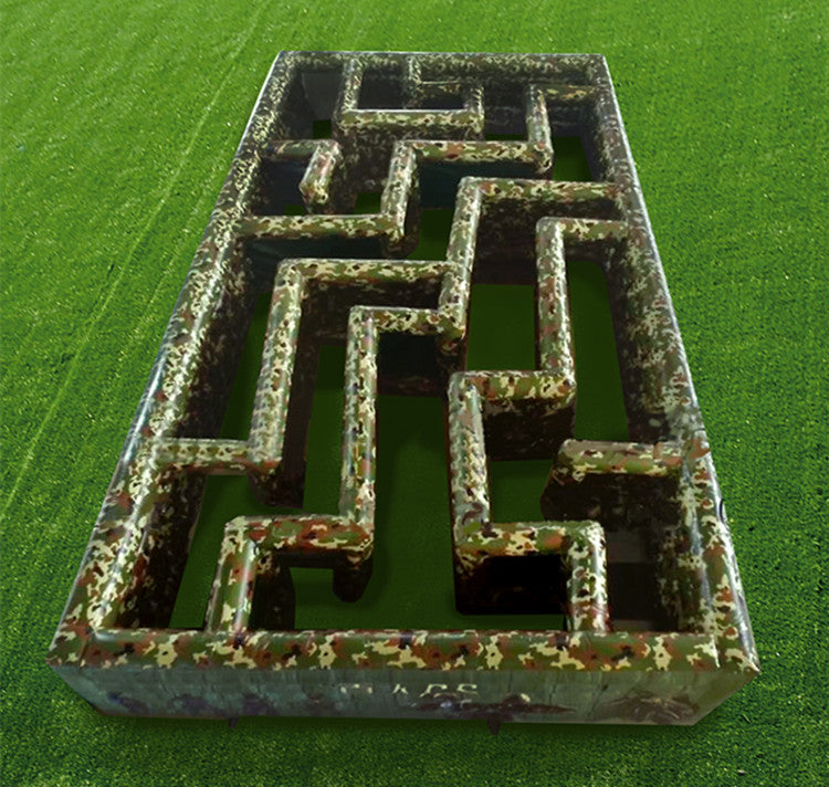 Inflatable Entertainment Sports Real Person cs Camouflage Wall Field Trench Wall PUBG Game Fortress Obstacle Inflatable Manufacturer