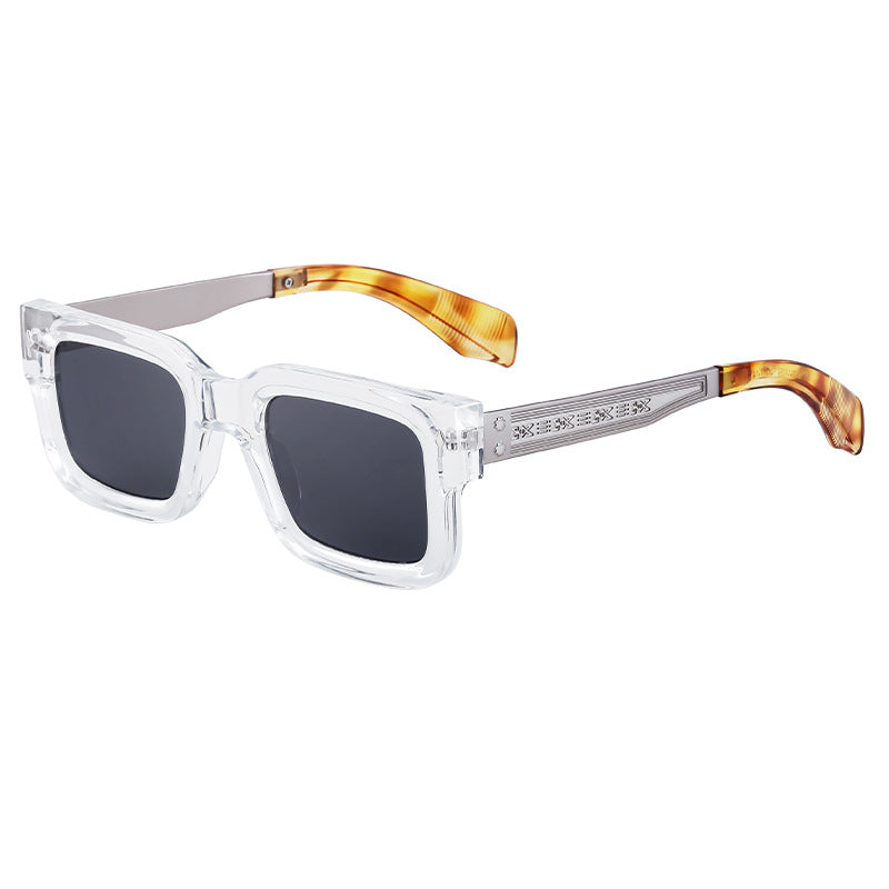 Retro Small Square Frame Men's Sunglasses Personality Street Style Sunglasses High-end Driving Glasses sunglasses