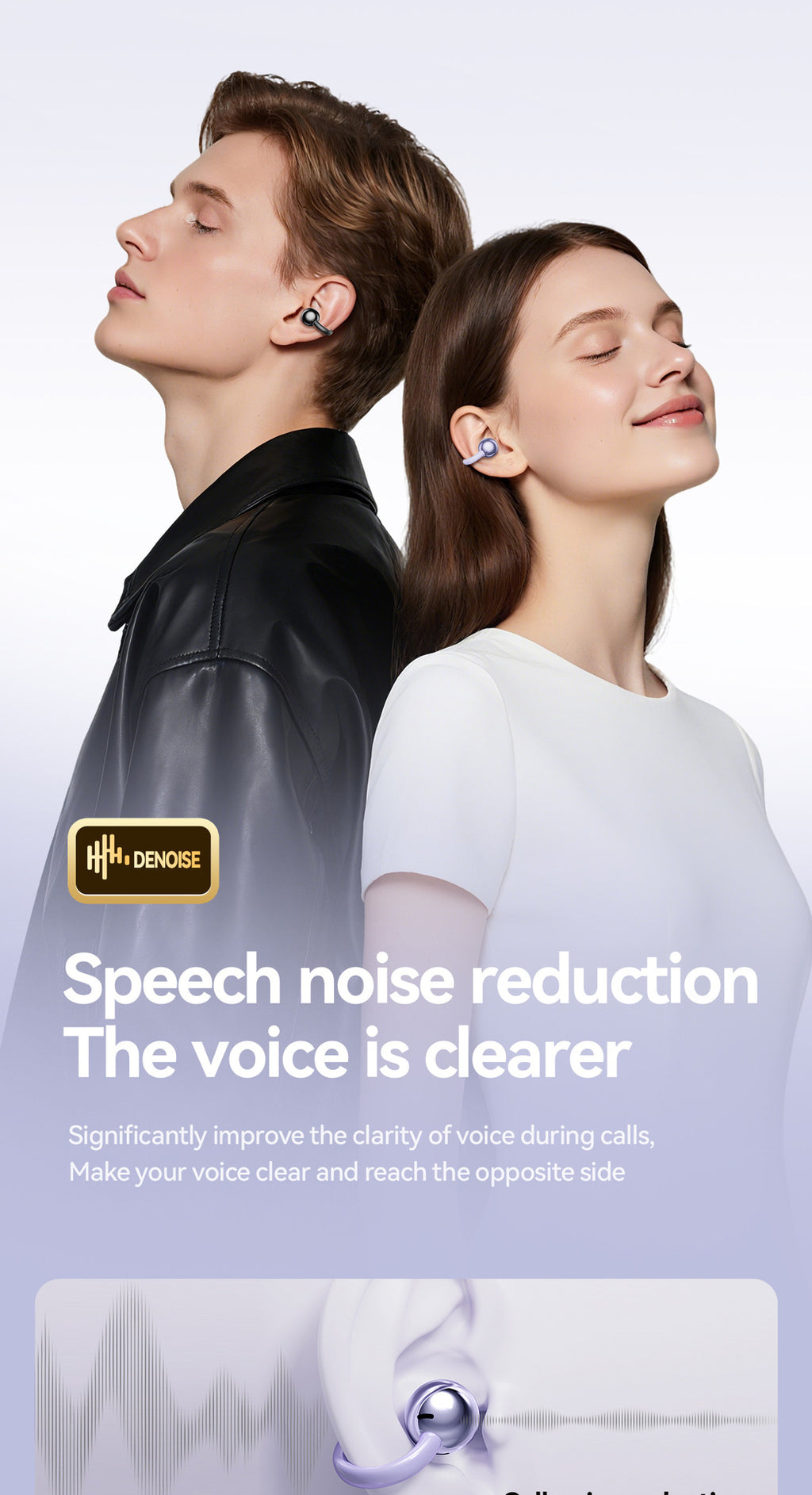 Featured Selection2025New GL8Ultra-long Battery Life High Appearance Private Model Ear Clip Bluetooth Earphones Wholesale