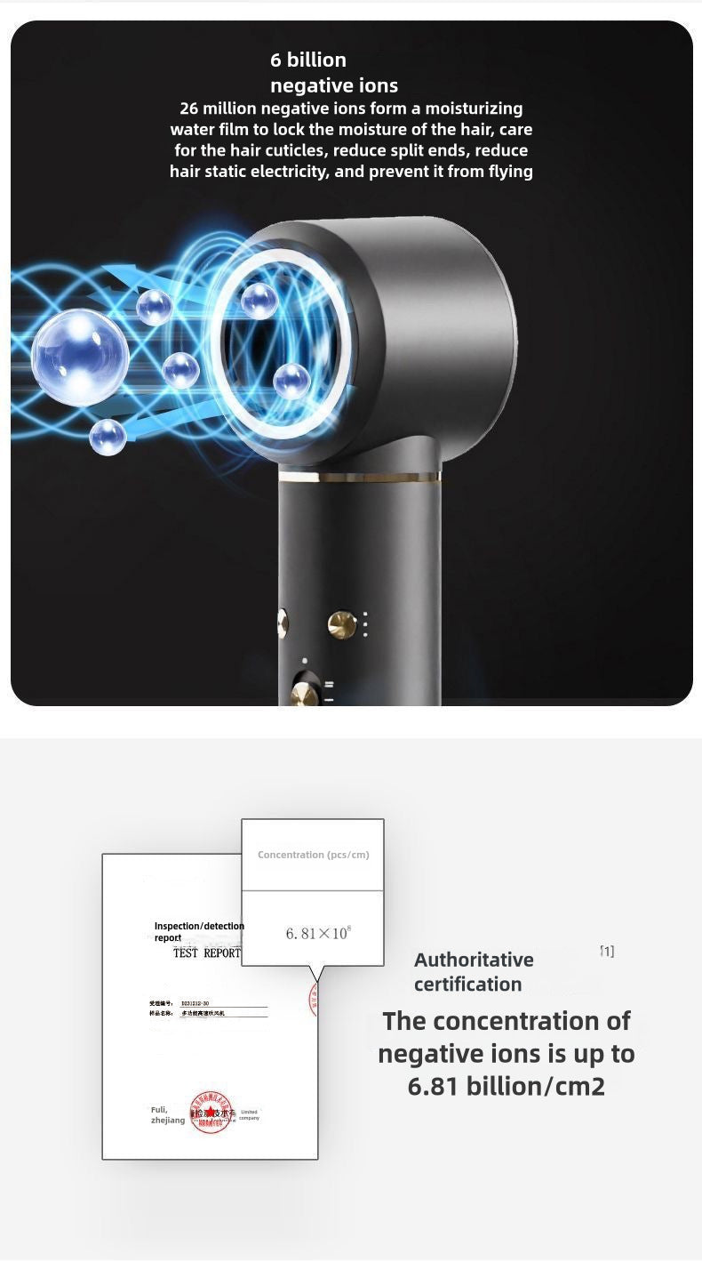 high-power hair dryer negative ion home electric hair dryer Fully Automatic Curling Iron Silent High-Speed Hair Dryer