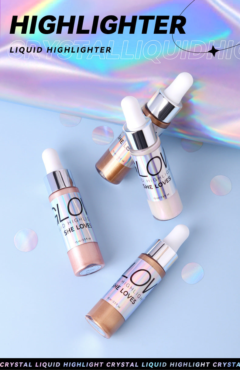 SHELOVES Highlight Liquid Contour Shadow Nose Shadow Diamond Brightening Liquid Face Body Highlight