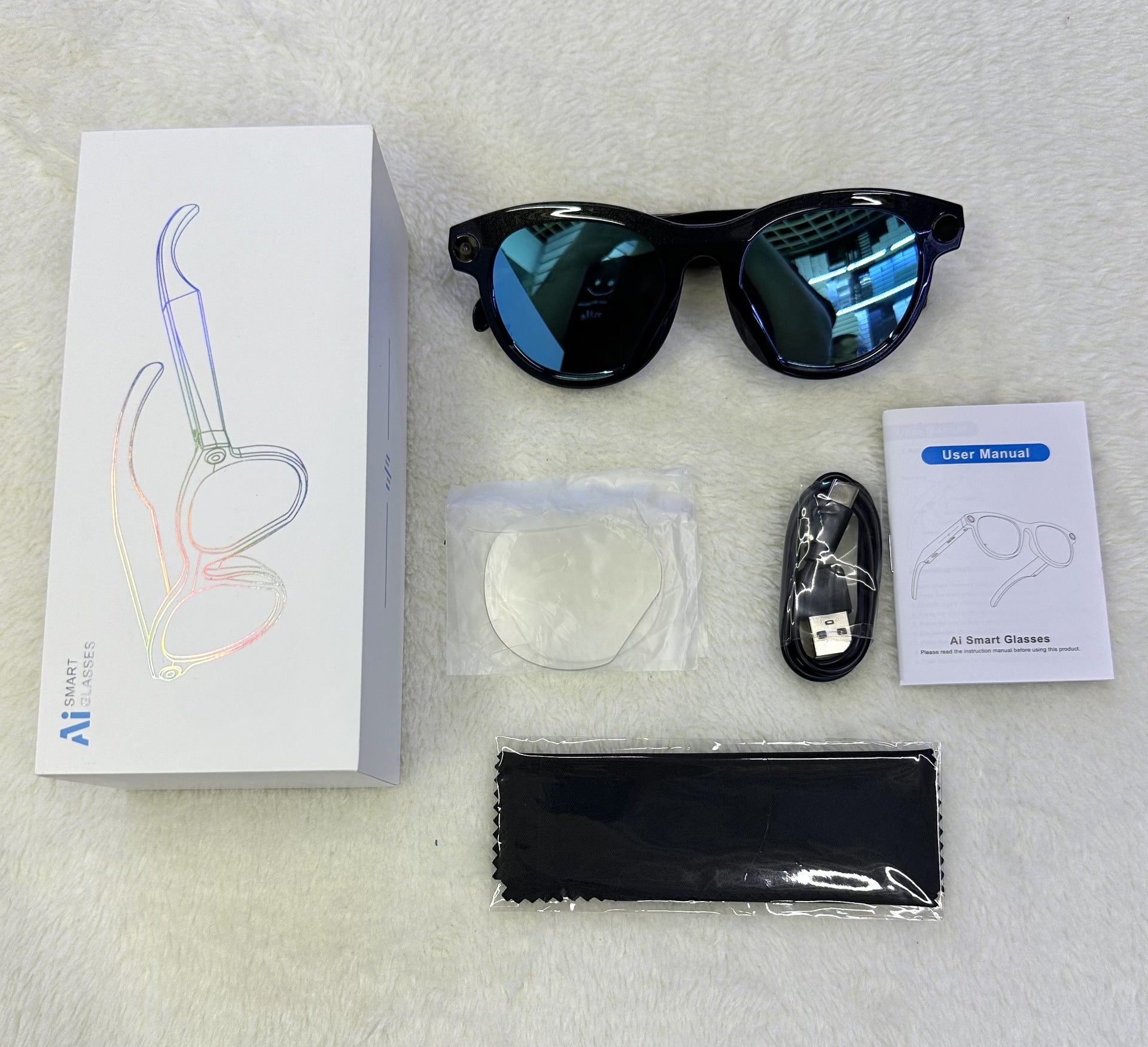 M88Smart Glasses200100 Megapixel Camera with Image Stabilization1080P Video Recording AI Simultaneous Translation Character Recognition