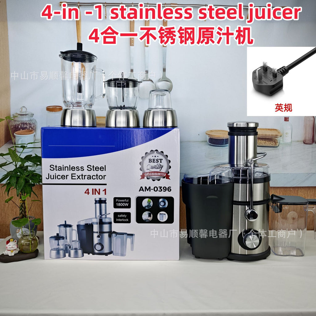 Foreign Trade  juicer Large Caliber4All-in-One Juice Extractor Multi-Functional Pulp and Juice Separator Juicer