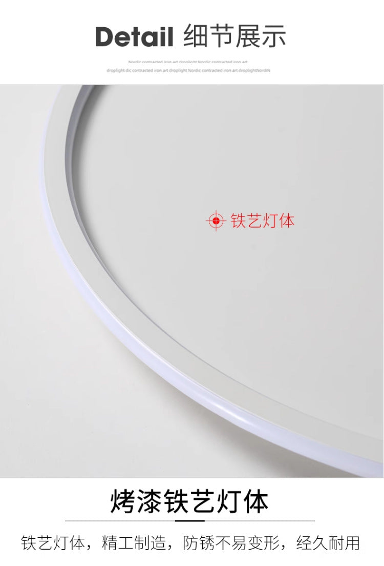New Slim Fit LED Ceiling Lamp Creative Super Bright Modern Minimalist Bedroom Lamp Round Children's Room Study Lighting