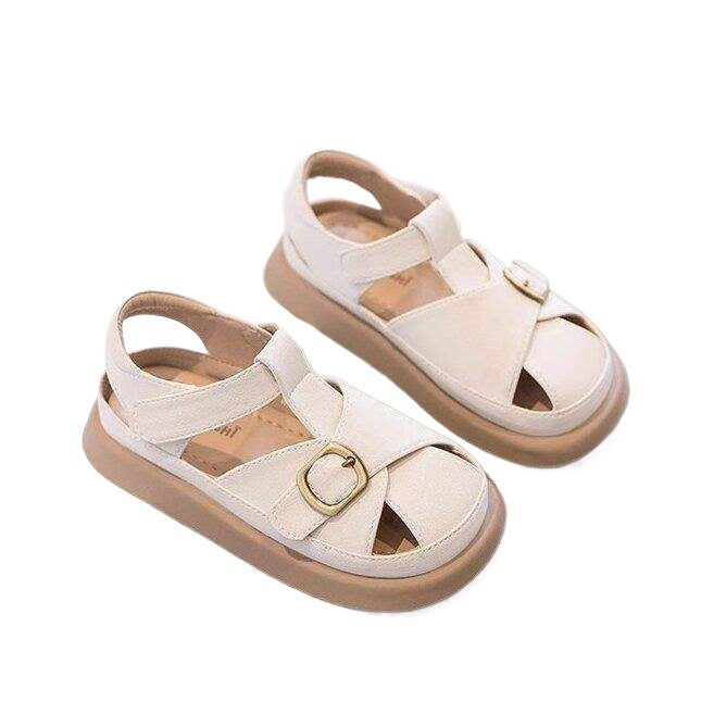 Girls' Closed-Toe Sandals Summer Style Children's Shoes2025Summer Beach Shoes Fashionable Princess Sandals