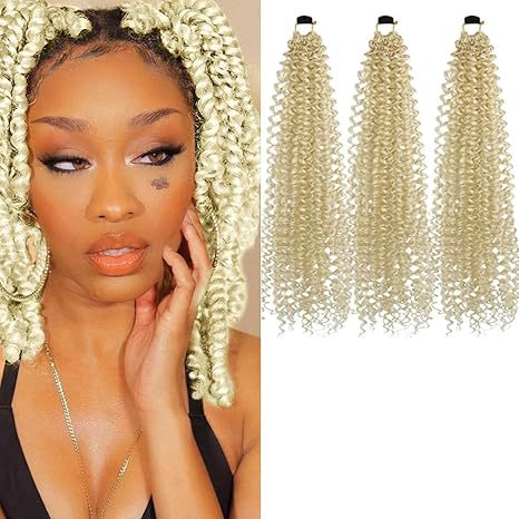 Chemical Fiber Wig MiniGOGOCrochetHair African Two-Strand Small Curl Braids Crochet Celebrity Style Long Curly Hair