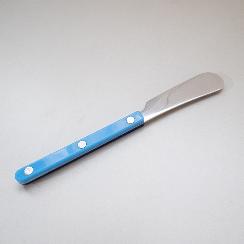 Color-Block Clip Handle Nail Dinnerware304Stainless Steel Tableware ins Nordic Style Spoon High Aesthetic6Set of Western Cutlery