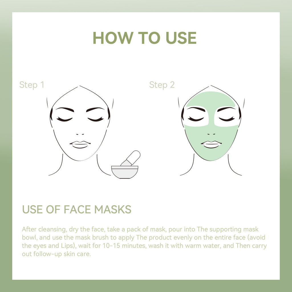 AHAsMask Fruit Acid Clear Skin Mask Hydrating Moisturizing Soothing Blackhead Improvement Application Mask Set