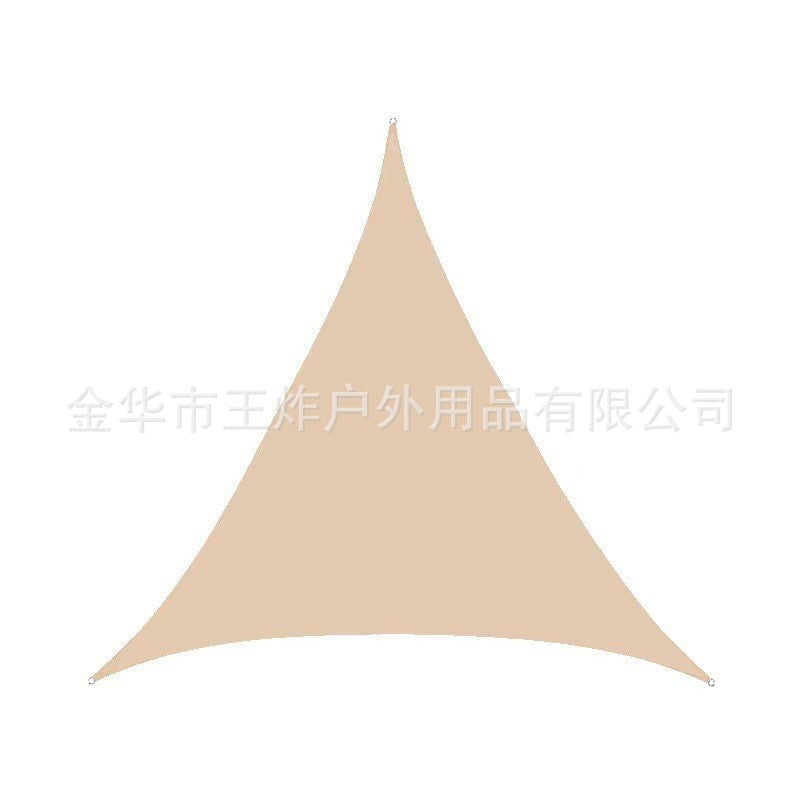 Triangular Sunshade Sail Camping Sunshade Garden Pool Waterproof Balcony Sunscreen Garage Sunshade Curtain Courtyard UV Protection