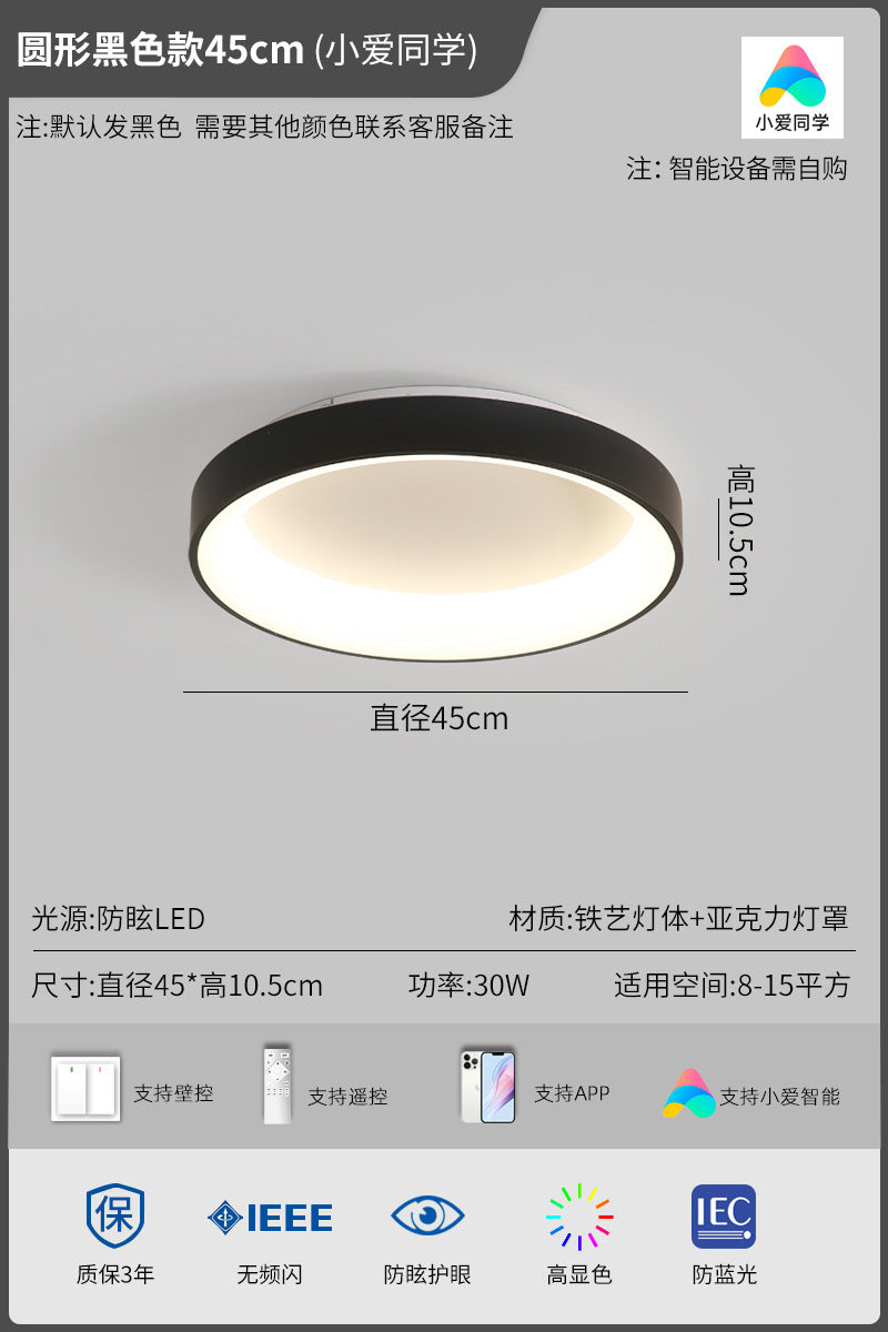 2025New Year's New Internet Celebrity Lighting Collection Master Bedroom Ceiling Light Simple Modern Nordic Style Room led bedroom lamp