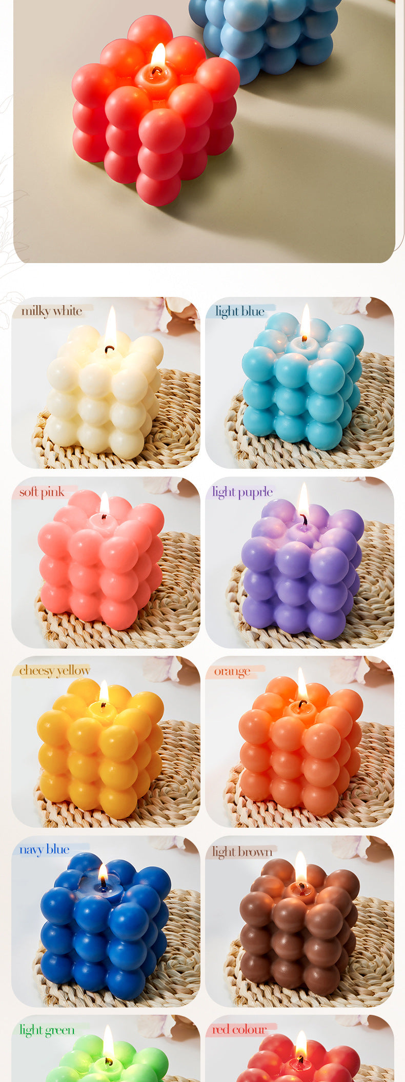 Aromatherapy Candle140g SADOER Celebration Holiday Party Birthday Candle Cross-Border Foreign Trade Wholesale