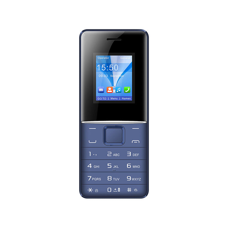 Factory1.77Triple SIM Card Slot GSM Button Straight Board Student Elderly Phone with Camera Long Standby