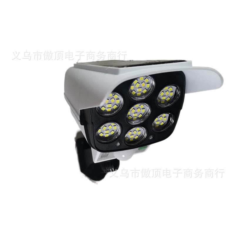 Specialized Ultra-Bright Solar-Powered Human Body Sensor Dummy Surveillance Camera Faux Camera Garden Light Emergency Light Wall Light Street Light