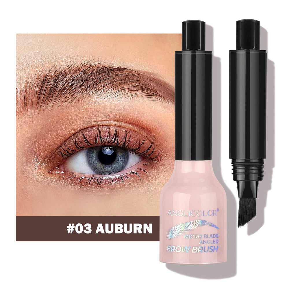Hot-Selling Eyebrow Dye Cream Large Brush Head Eyebrow Hairline Multi-Use Smudge-Proof Makeup Press Wild Eyebrow Pencil