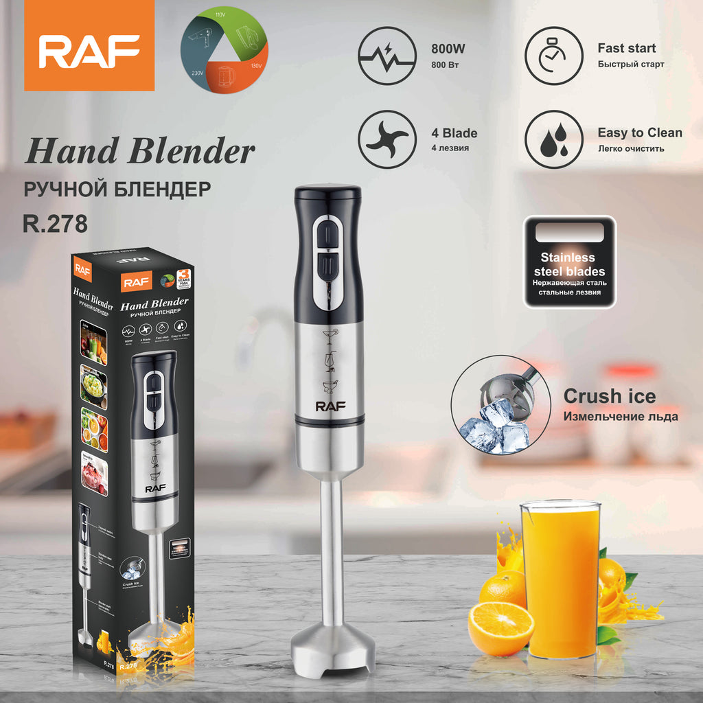 Household Handheld Mixer Electric Stainless Steel Cooking Stick Baby Food Blender R.278