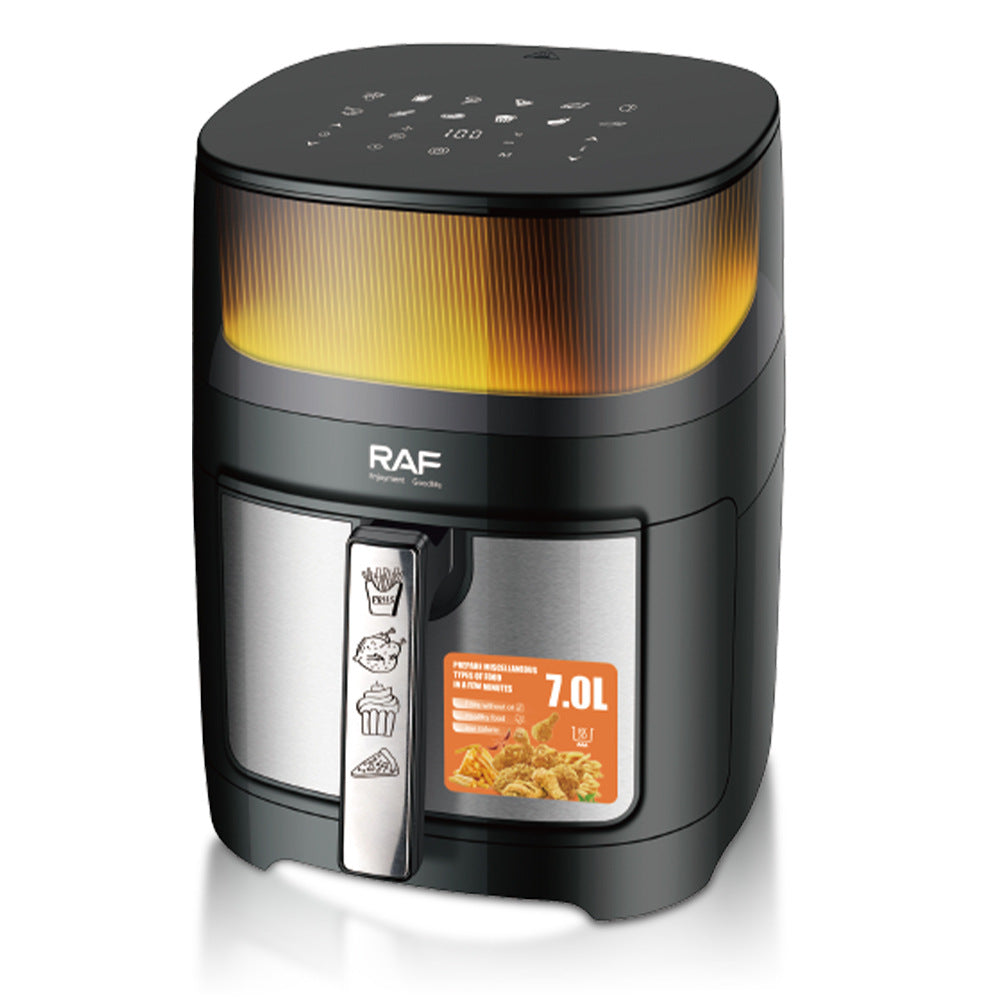 RAF European Standard Household Oil-Free Air Fryer Multifunctional Smart Oven French Fries Electric Fryer Touch Screen R.5287