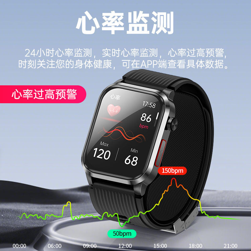 P300pro Air Pump Type Blood Pressure Smart Health Watch ECG Blood Sugar Monitoring Air Pump Blood Pressure Smart Watch
