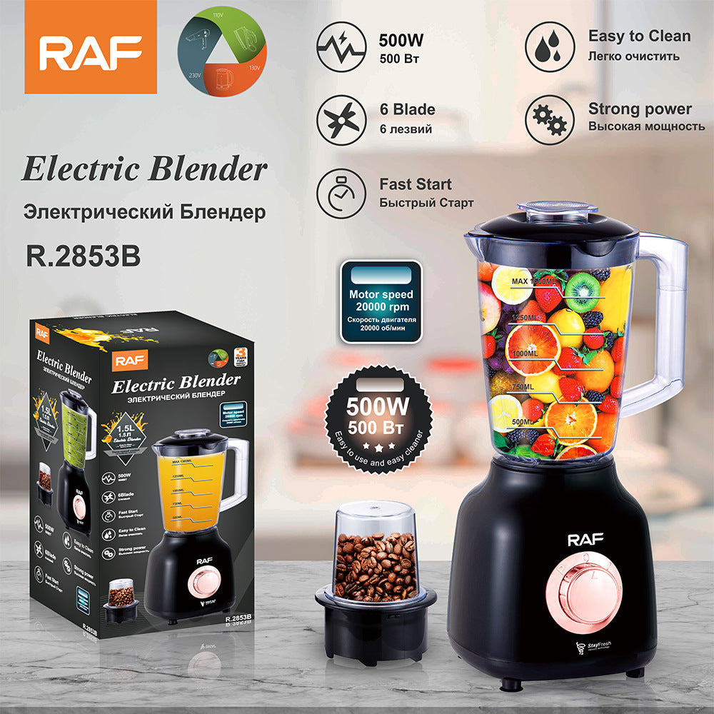 RAF EU Standard Juicer Household Juice Multi-Functional Soy Milk Maker Original Juice Machine Cooking Machine Bean Grinder Grinder