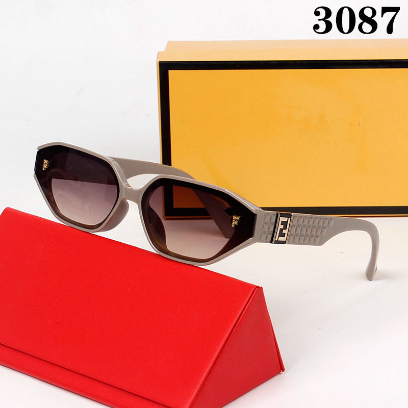 F New Style Square Frame Sunglasses for Women that Make Face Look Smaller ins Xiaohongshu Influencer Same Style Acetate Sunglasses FFM2150