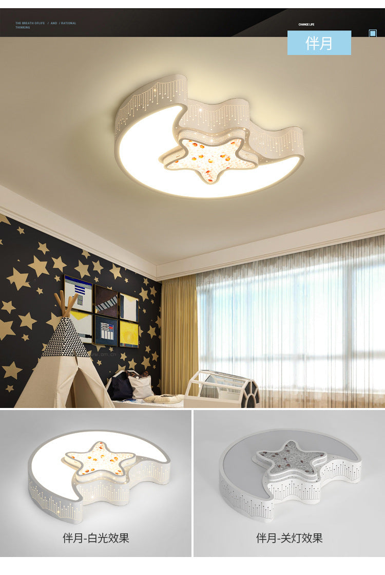 Bedroom Lamp Round Light Fixture LED Living Room Home Ceiling Light Fixture Simple Modern Cozy Romantic Creative Room Lamp
