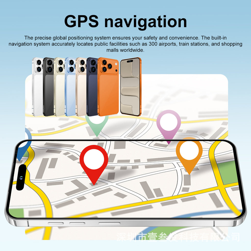 Mobile Phone i17Promax Large Screen6.9Inch1:1Replica Side Key Fingerprint17pro New Smartphone