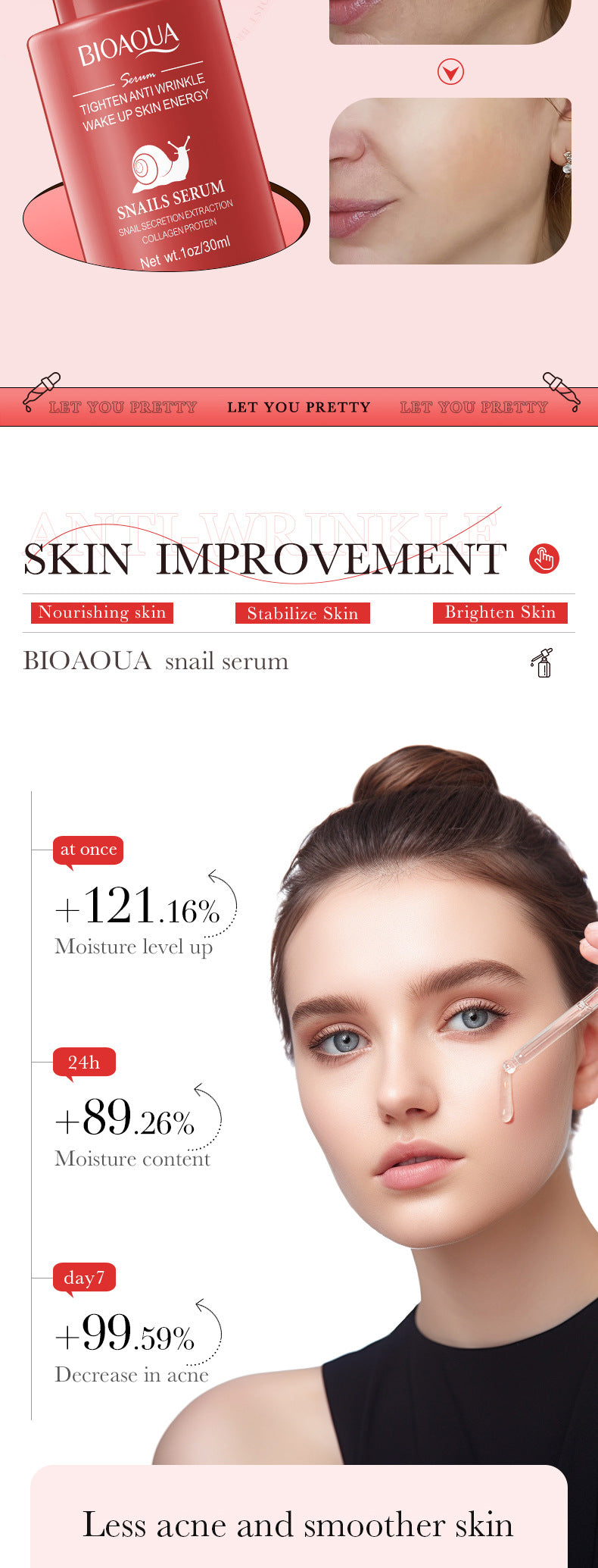 Full English Essence Serum30ml BIOAOUA Turmeric Hydrating Retinol Moisturizing and Nourishing  Wholesale