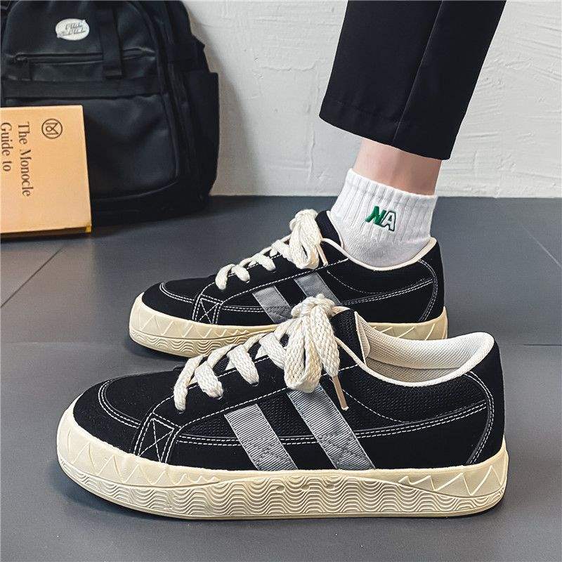 Summer Breathable Shoes Men's Versatile Trendy Shoes2025New low-top sneakers for men Korean style trendy youth casual shoes
