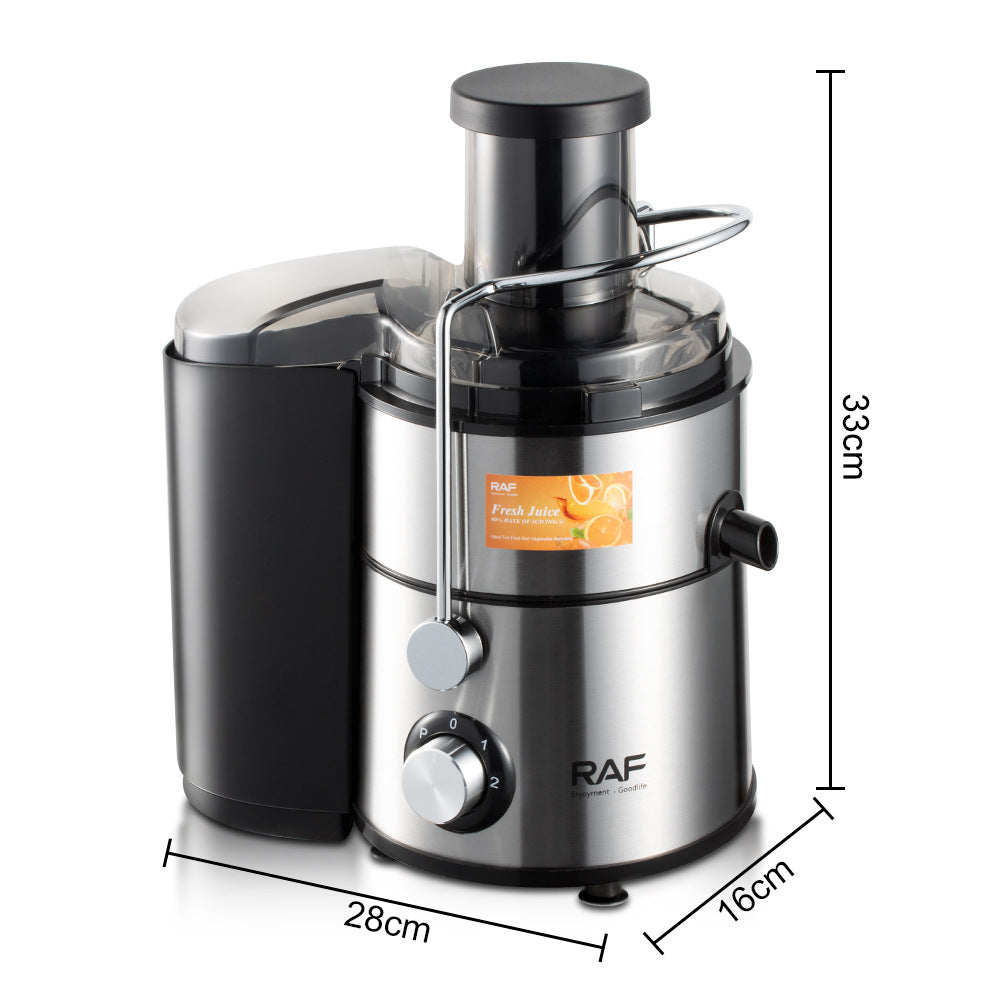RAF Stainless Steel Juicer Children's Fruit Juice Machine/l Cooking Machine/Juicer Extractor with Juice and Pulp Separation R.2806